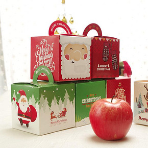 白菜价# 平安夜苹果创意包装盒25个 5元包邮(7-2券)
