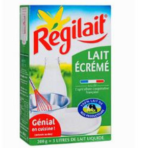老少皆宜# REGILAIT 法国瑞记脱脂奶粉300g  32元包邮(62-30券)