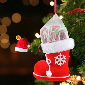 圣诞必备# 圣诞创意礼物靴子拐杖棒棒糖礼盒  17.9元包邮(27.9-10券)