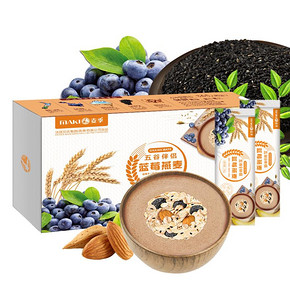 携带方便# 麦季蓝莓燕麦片五谷伴侣早餐即食麦片  29元包邮(49-20券)