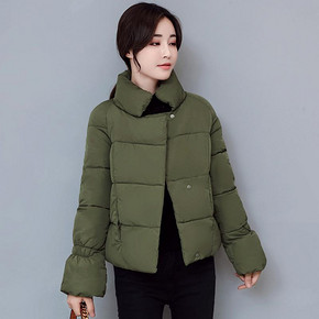 修身显瘦# 花开衣岸 韩版修身短款面包服小棉袄  59元包邮(109-50券)