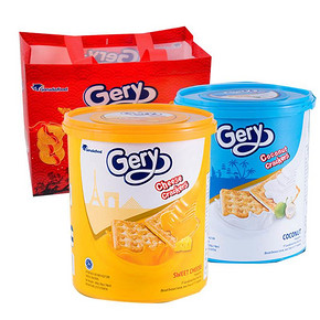 印尼进口# gery 芝士奶酪饼干零食罐装280g 18.8元包邮(23.8-5券)