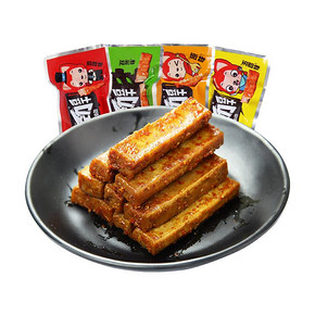 豆香浓郁# 佳宝 豆干豆腐干散装500g 19.9元包邮(24.9-5券)