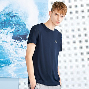 透气亲肤# 拓路者 男短袖圆领运动速干t恤 29元包邮(69-40券)
