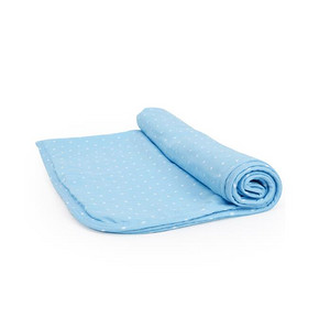 狂欢好价# 京东 全棉时代 蓝底白点婴儿隔尿垫70*90cm*2件 折32.4元/件