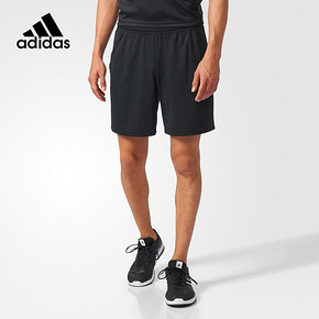 亲肤透气# adidas阿迪达斯 透气速干运动短裤  179元包邮(199-20券)