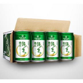 回味悠长# 珠江啤酒 9度纯生330mL*24罐 64元包邮(79-15券)