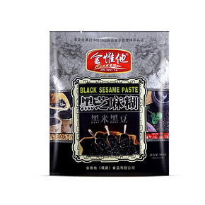 香滑软糯# 黑豆黑米熟芝麻黑芝麻糊 680g  16.9元包邮(26.9-10券)