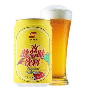 果香浓郁# 珠江啤酒 菠萝味啤酒饮料24罐330mL  59.9元包邮(69.9-10券)