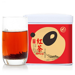 淘礼金补贴# 浓香型川红工夫红茶50g*2罐 5元包邮(19-10-4)