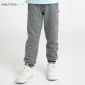 Nautica诺帝卡 儿童加绒加厚针织长裤 89元包邮(199-110券)