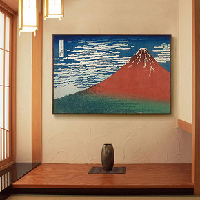 ￥215.2包邮 Better House 百特好 日式神奈川冲浪里浮世绘挂画 53*73cm