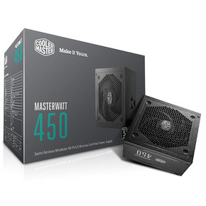 酷冷至尊MW450w半模组铜牌电脑电源台式机 额定 静音GX450升级 259元