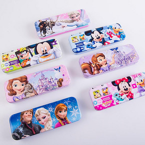 迪士尼（Disney） 双层文具盒 多款可选 *3件 16.36元（需用券，合5.45元/件）
