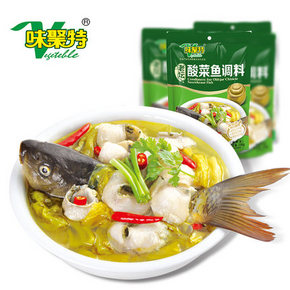 味聚特 酸菜鱼调料 338g*3袋 15.8元包邮