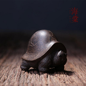 ￥34 宜兴紫砂茶宠摆件将军龟
