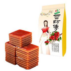 山西特产 雷师傅山楂布丁350克 山楂蜜饯 休闲零食 券后19.99元