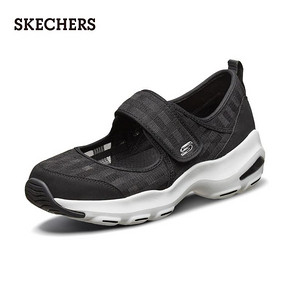 Skechers斯凯奇2019年夏新品复古格子玛丽珍熊猫鞋厚底休闲鞋女 399元
