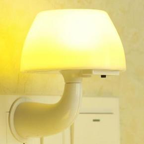小夜灯插电led感应遥控节能台灯卧室睡眠婴儿喂奶护眼床头灯夜光 券后8.9元