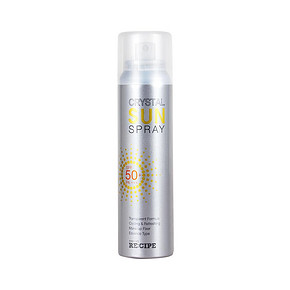 RE:CIPE 水晶防晒喷雾 SPF50 PA+++ 180ml 69元