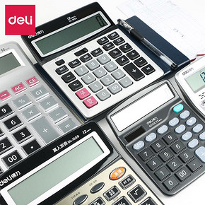 得力（deli） 837ES 12位计算器 10.9元