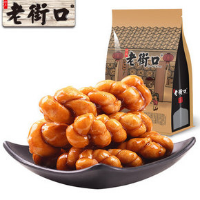 ￥9.4 10日21点：老街口 红糖麻花 500g