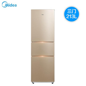 Midea/美的 BCD-213TM(E)家用三开门小型电冰箱节能官方旗舰店 1388元