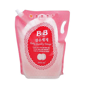 保宁（B&B） 婴幼儿洗衣液补充装 2100ml *2件 66.3元包邮（合33.15元/件）