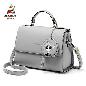 Mexican/稻草人女包手提包包女2019新款时尚百搭女式单肩斜挎包潮 260元