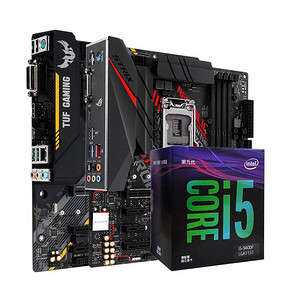 Intel/英特尔i5-9400F六核处理器搭华硕B365m-A主板 套装 1699元