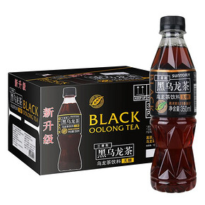 SUNTORY三得利 黑乌龙茶350ml*24瓶 54.9元包邮（下单立减） ￥60