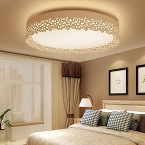 得邦照明LED吸顶灯 支持天猫精灵语音控制温馨浪漫智能卧室灯具 99元