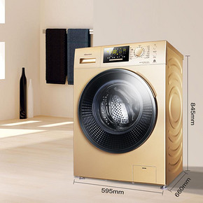25日0点： Hisense 海信 HD100DA122FG 洗烘一体机 10KG 2499元包邮