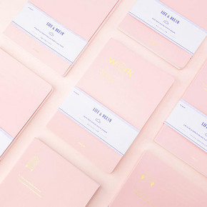 kinbor 梦想系列 笔记本 粉色少女心 A5/A6 多款可选 19元
