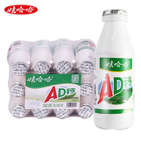 ￥21包邮 娃哈哈 AD钙奶 220ml*12瓶