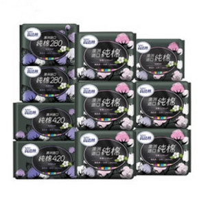 1日0点、618预告：kotex 高洁丝 臻选系列 卫生巾组合（240mm*40片+280mm*12片+420mm*