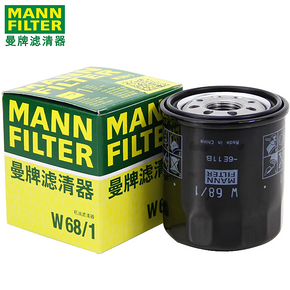 MANN 曼牌 W68/1 机油滤清器 13.81元包邮