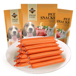 宠物狗狗零食火腿肠大礼包泰迪幼犬狗罐头湿粮狗粮训犬猫鸡肉香肠 2.9元