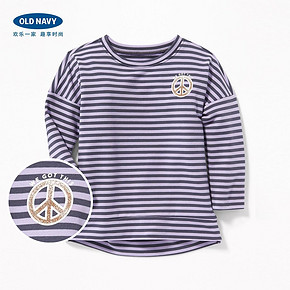 OLD NAVY 女幼童套头圆领卫衣 59元