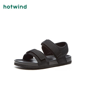 1号：hotwind 热风 H60M9611 男士休闲凉鞋 58元