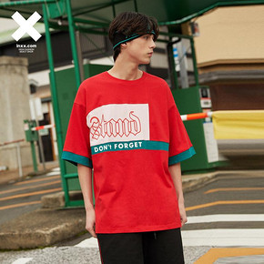 INXX STAND BY XM82013789 撞色短袖T恤 *2件 418.2元（合209.1元/件）