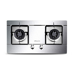 万和 B6B338 不锈钢燃气灶煤气灶双灶 天然气炉灶台嵌式家用灶具 519元