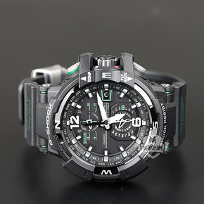 卡西欧空霸G-SHOCK手表太阳能电波罗盘运动男士手表GW-A1100-1A3 859元