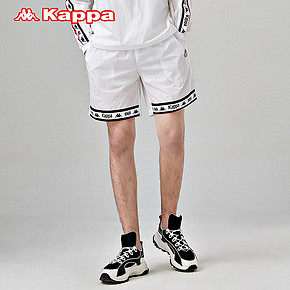 Kappa卡帕 男款串标梭织运动短裤夏季五分裤 2019新款|K0912DY30D 159元