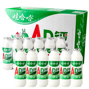 娃哈哈AD钙奶100ml*24瓶哇哈哈怀旧儿童早餐牛奶饮料饮品散装批发 22.5元