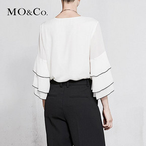 1日0点：MOCO MA181TOP124 七分袖上衣 *2件 718.2元（合359.1元／件）