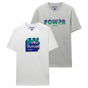 1日0点~佐丹奴 男士短袖t恤衫2件装 55.9元包邮