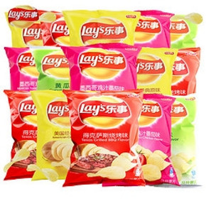 Lay's 乐事 薯片 15g*8包 *3件 15.85元包邮（双重优惠） ￥16