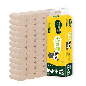 好吉利 本色卷纸 125*120mm*4层*14卷 6.9元包邮