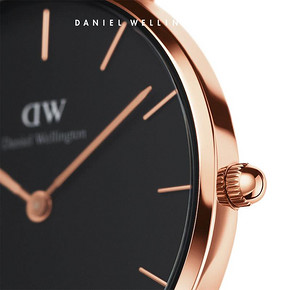 Danielwellington 丹尼尔惠灵顿dw手表28mm皮革表带女表 1130元